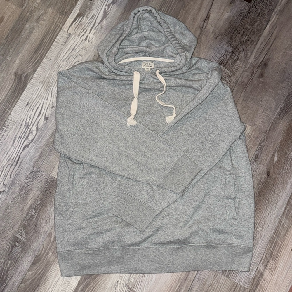 J.Crew XXL grey vintage cloud fleece hoodie